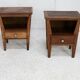 Pair of bedside tables by René Gabriel, Lieuvin. France, 1945