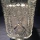 Whiskey carafe in bohemian crystal table art at the time of the digestive