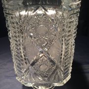 Whiskey carafe in bohemian crystal table art at the time of the digestive
