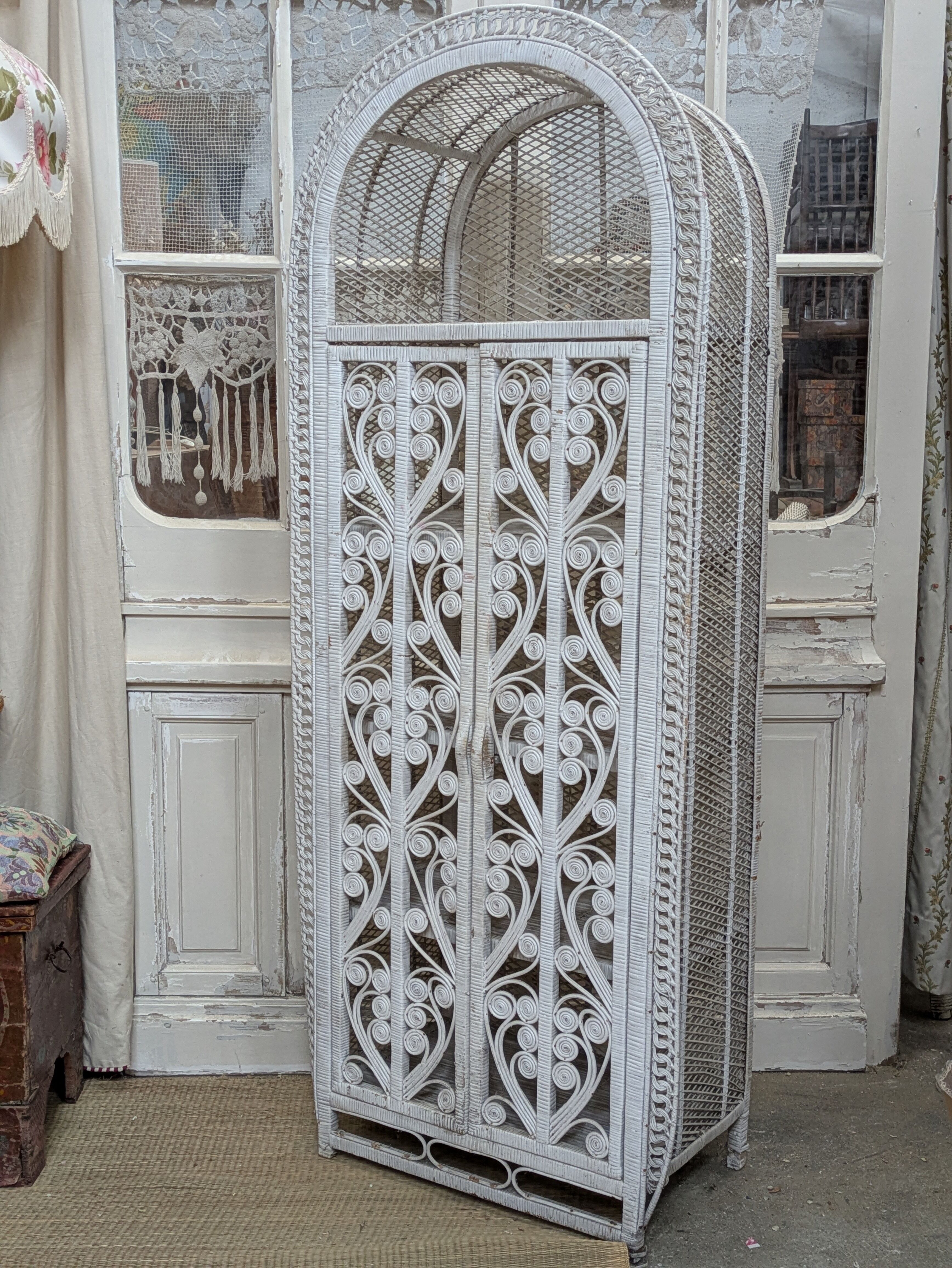 Armoire rotin