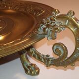 Former great chiseled bronze dish