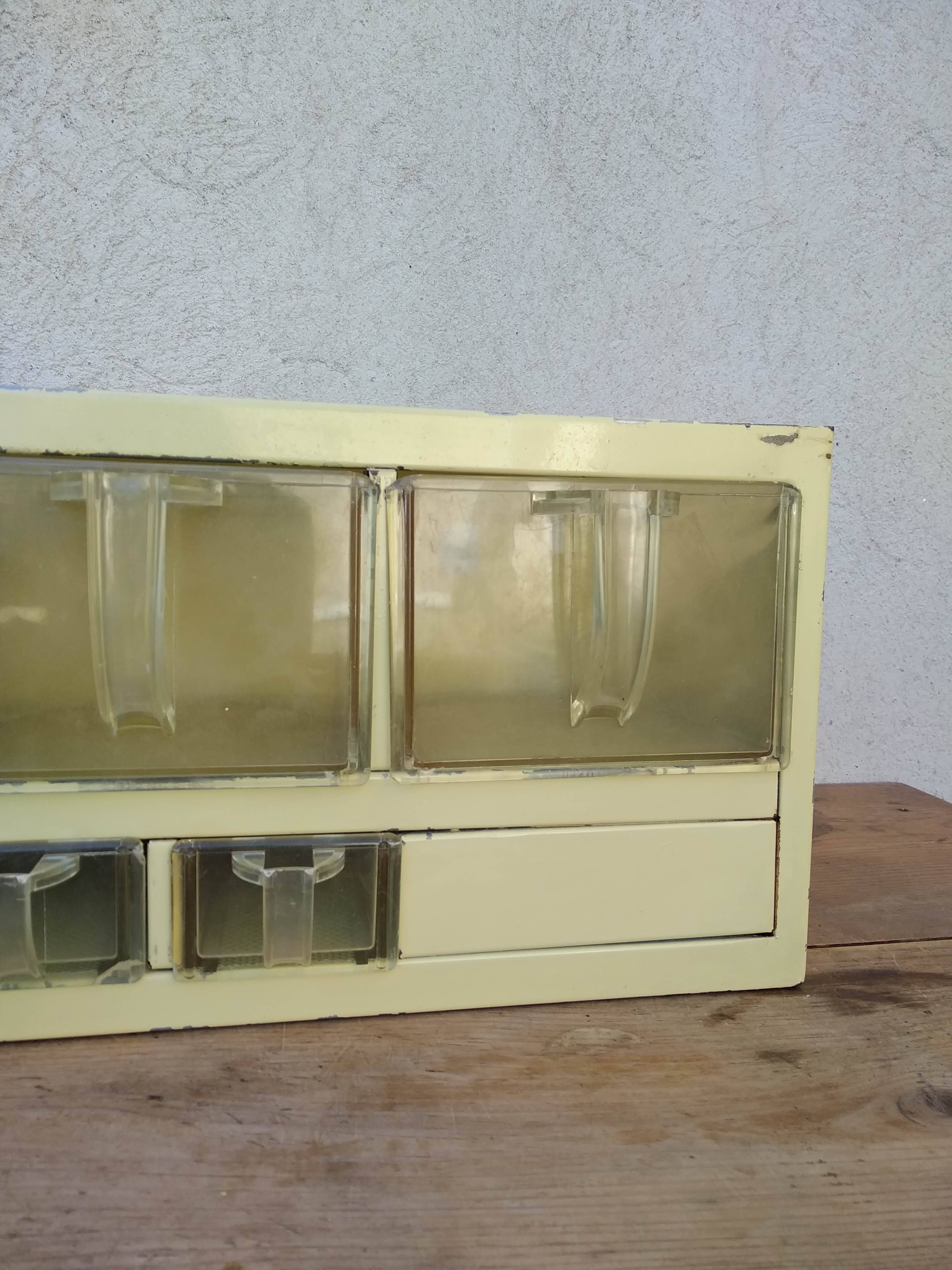 Storage unit with lockers brand PlexiBronze - 1950s