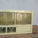 Storage unit with lockers brand PlexiBronze - 1950s