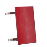 Bistro table with red formica top Year 50/60