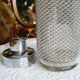 Glass and metal shaker 70s
