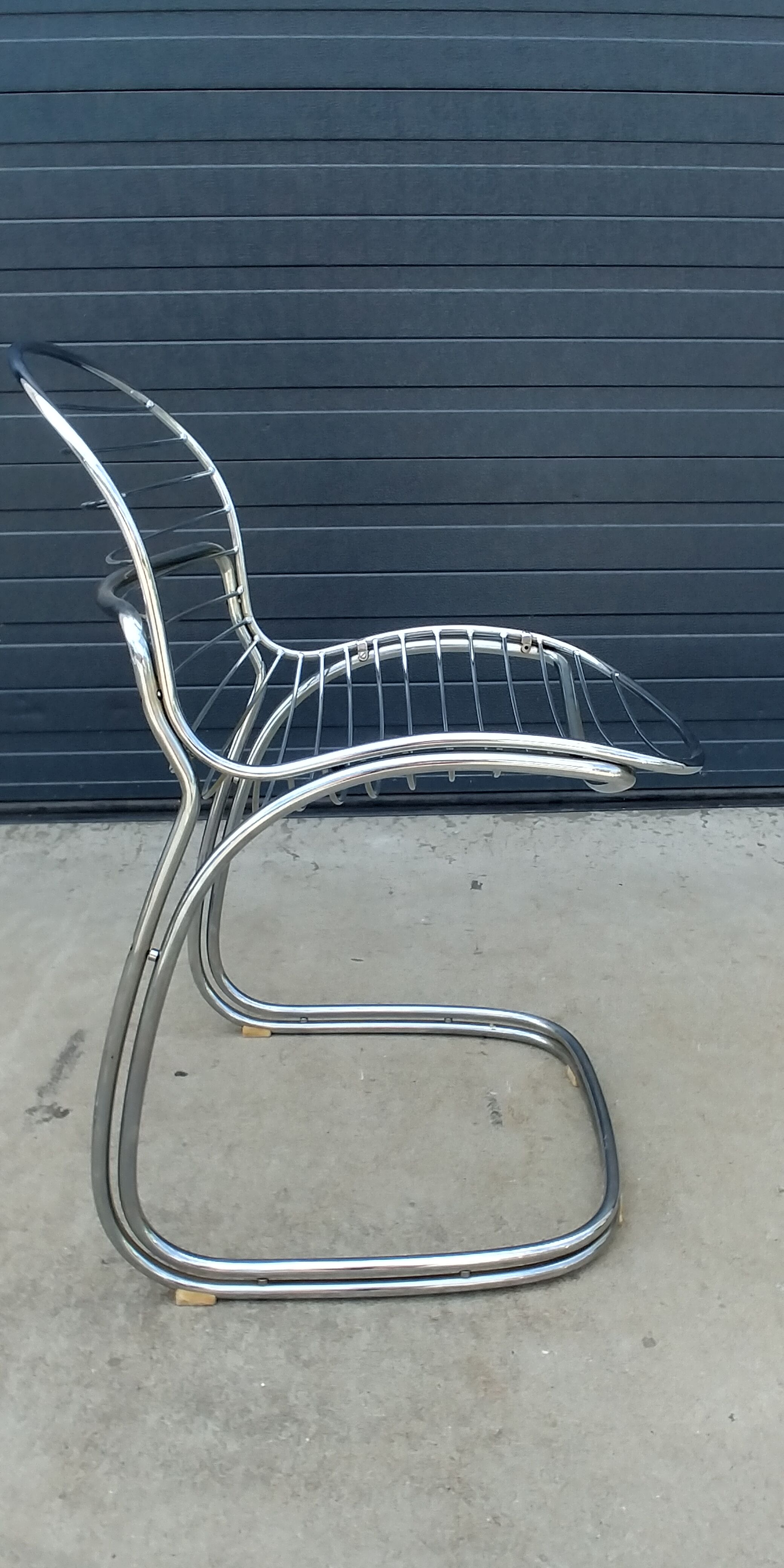 Lot of 6 Sabrina chairs by Gastone Rinaldi 1970