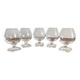 Crystal digestif glasses