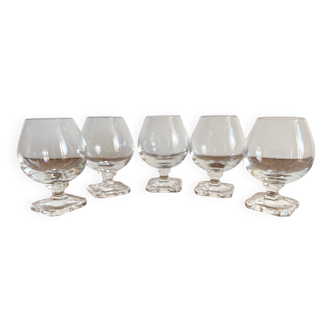 Crystal digestif glasses