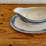 Sauce boat U&C Sarreguemines model Carina