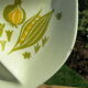 6 vintage fondue plates from the manufacture Salins les bains