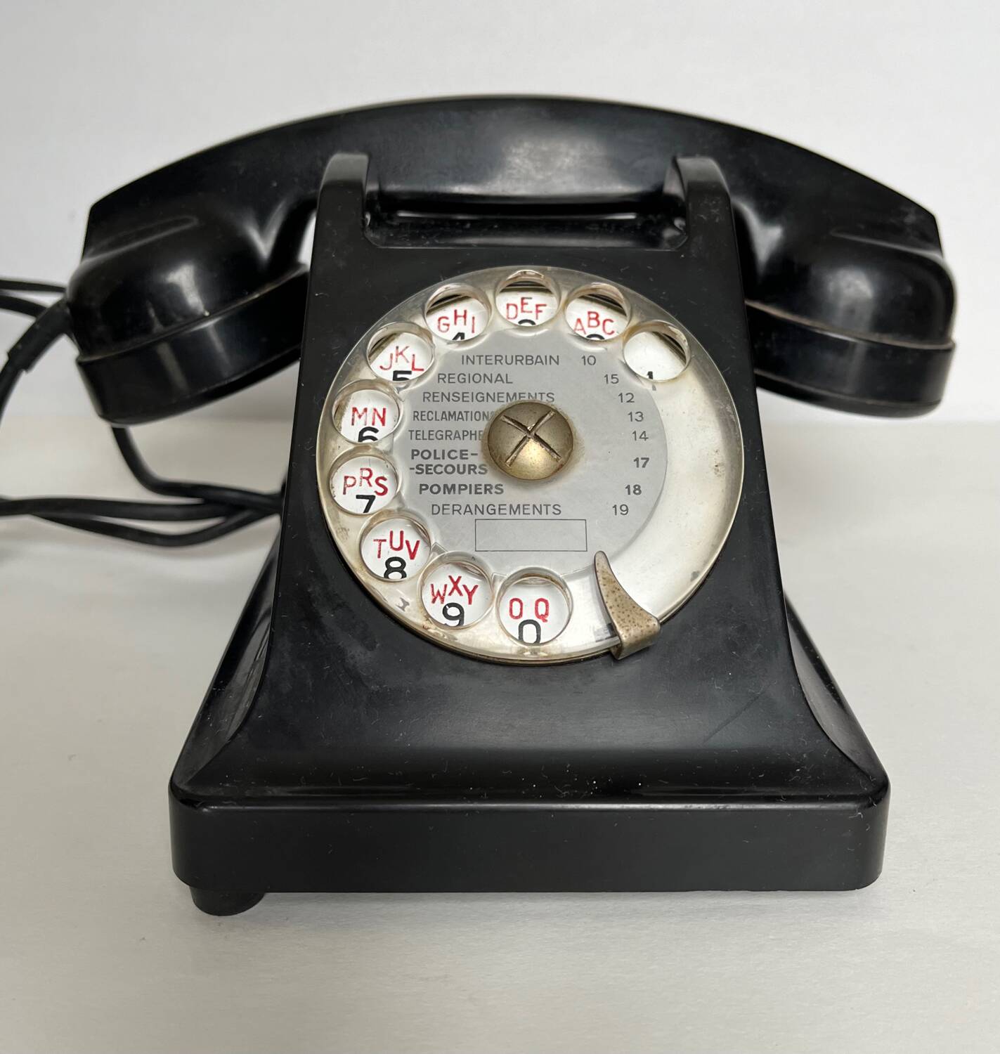 Old Bakelite telephone