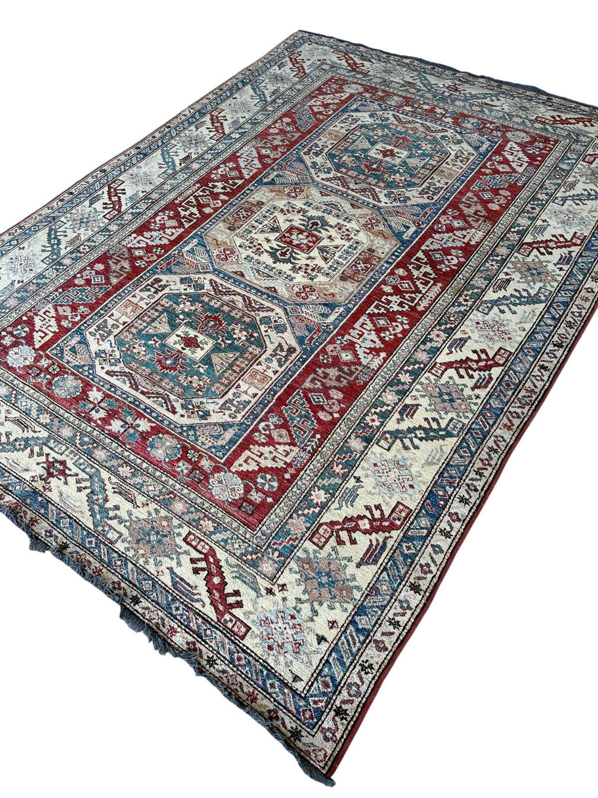 Handmade Kazak rug 2m x 3m