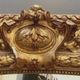 Louis XV style mirror in wood and gilded and patinated stucco 19th century