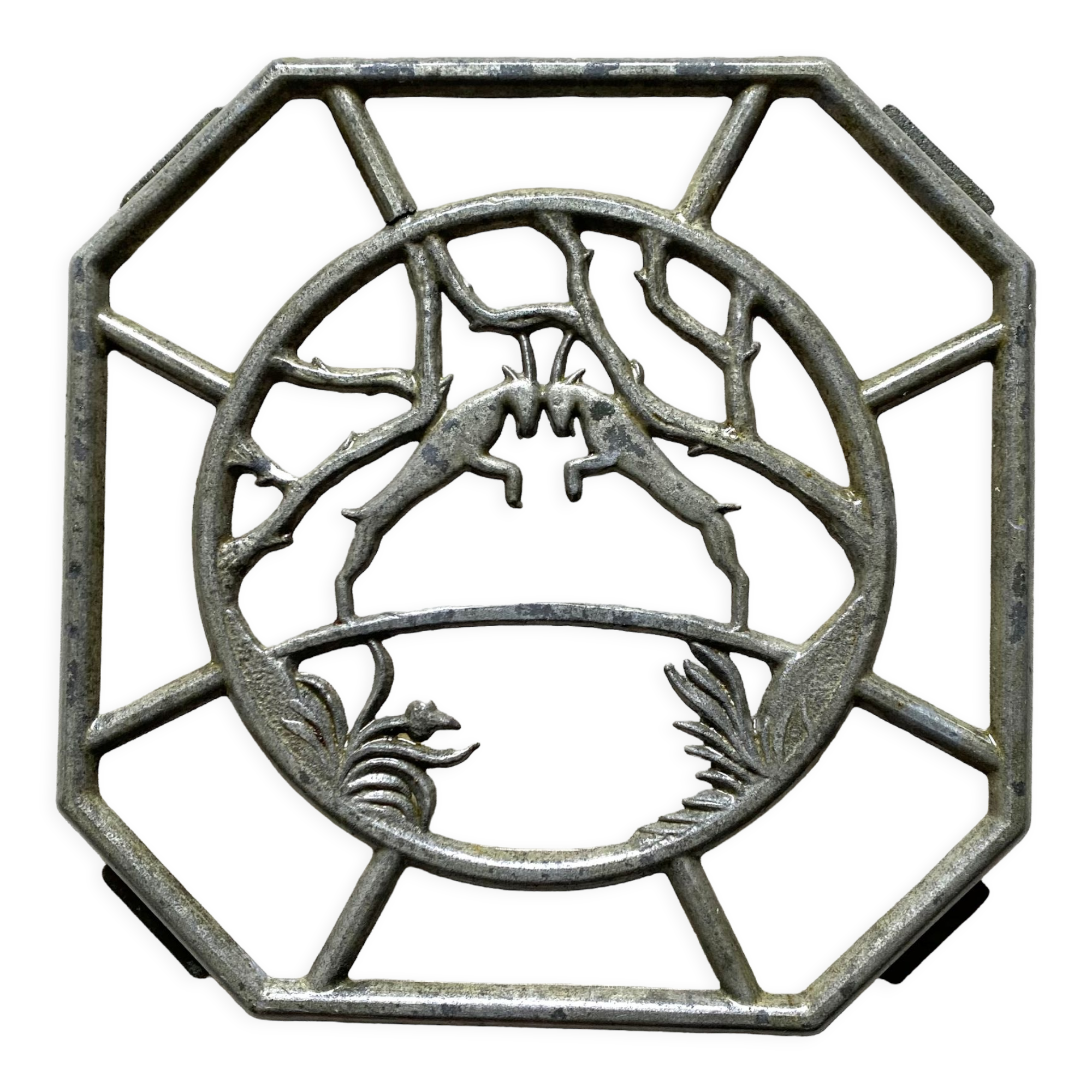 Antique aluminum trifle