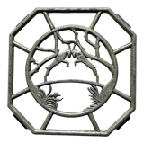 Antique aluminum trifle