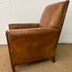 Leather club chair