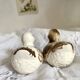 Duck barbotine salt and pepper shaker