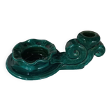 Vintage green candle holder