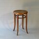 Piano stool by Thonet 1910, wooden seat Height 56cm