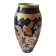 Limoges vase in blue and gold