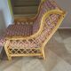 Vintage - Set of 2 woven rattan, bamboo and wood armchairs - Natural colour - 1980s