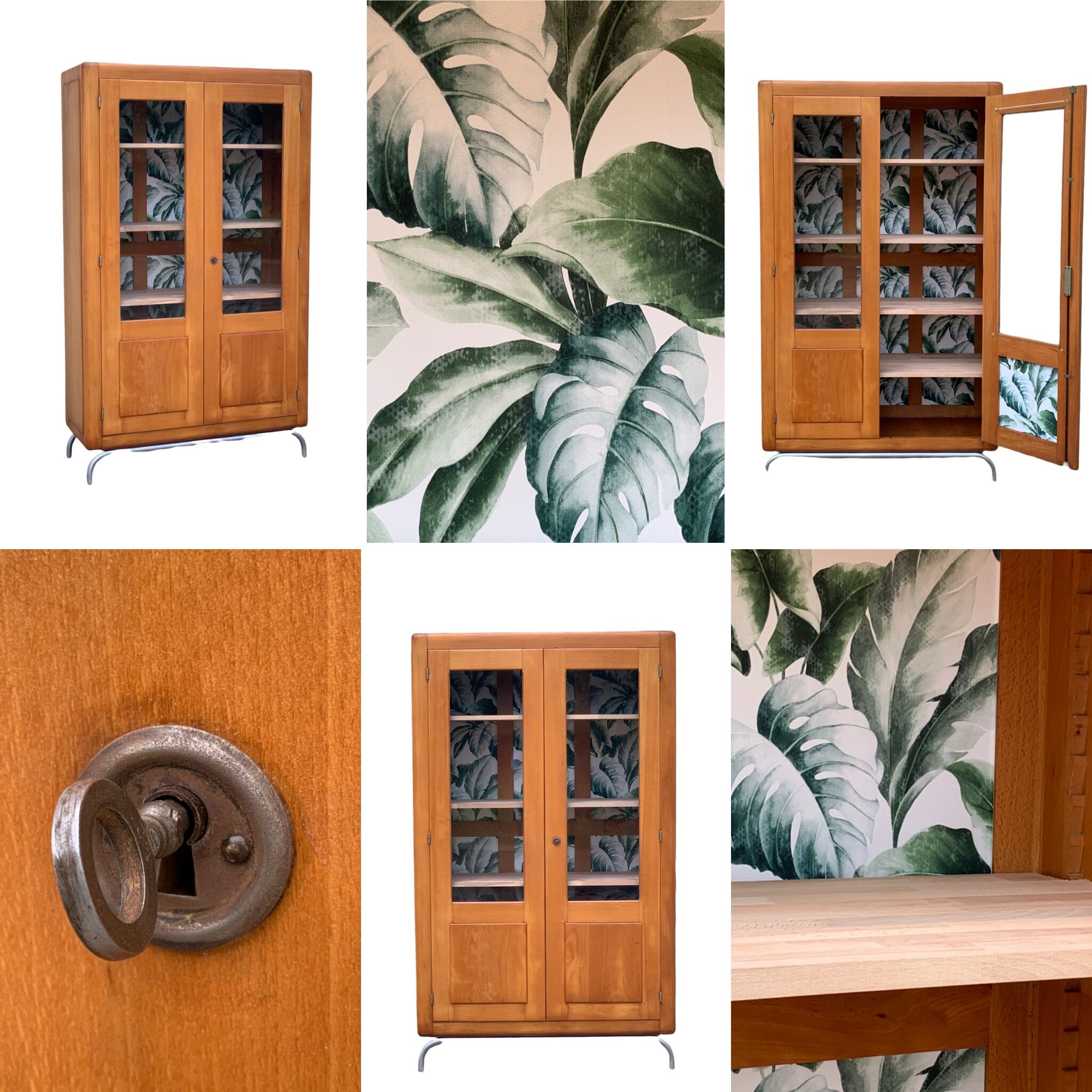 Primary school glass cabinet 1950