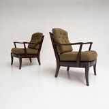 Re-upholstered Swedish arm chair bij Engens Mobelfabrik, 1970s