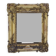 miroir Baroque Fin XIXe Siècle En Bois Et Gypse Doré