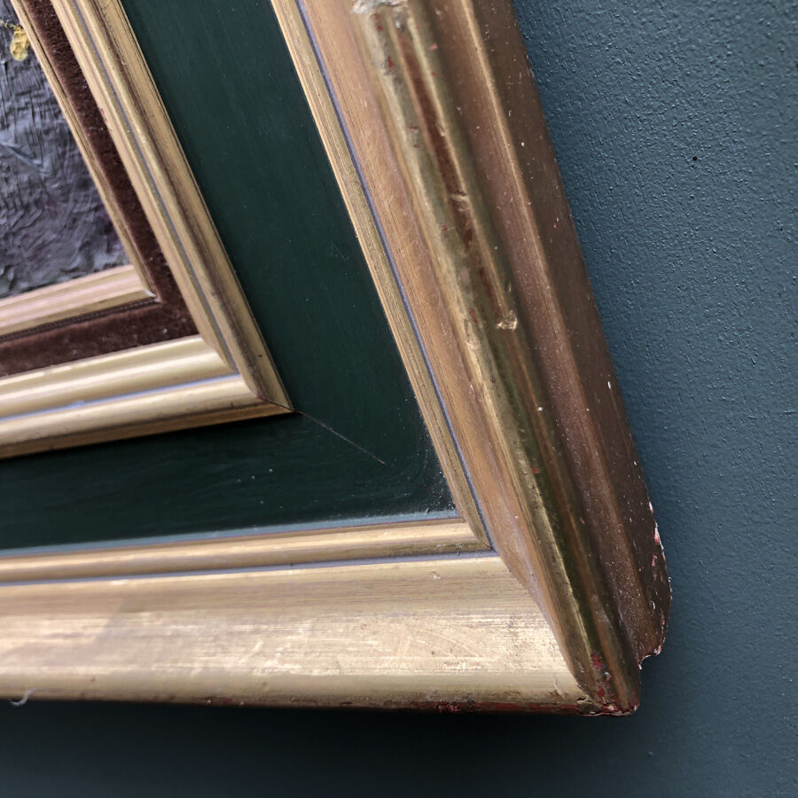 Old still life painting by A.Pietri