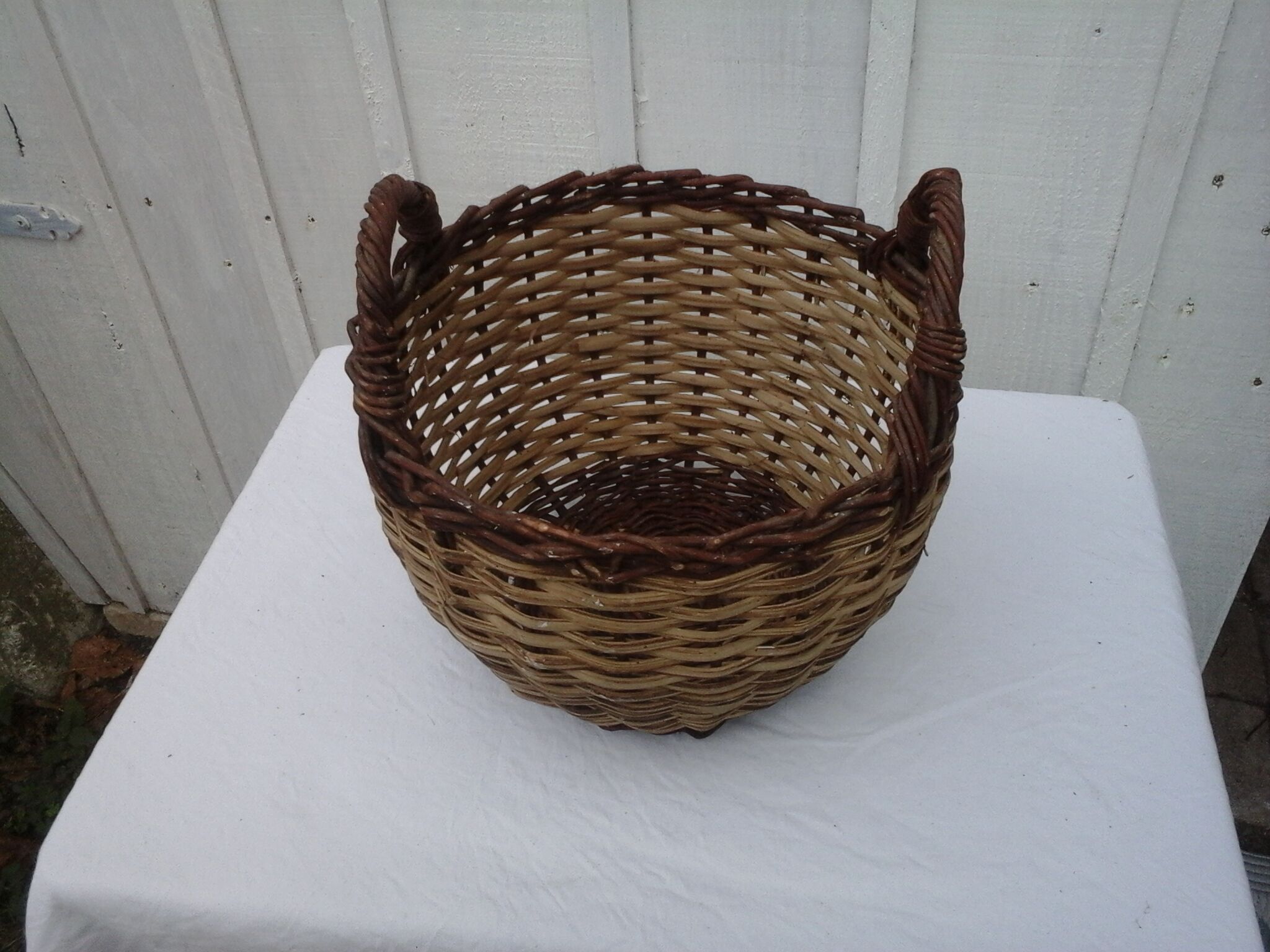 Old round basket