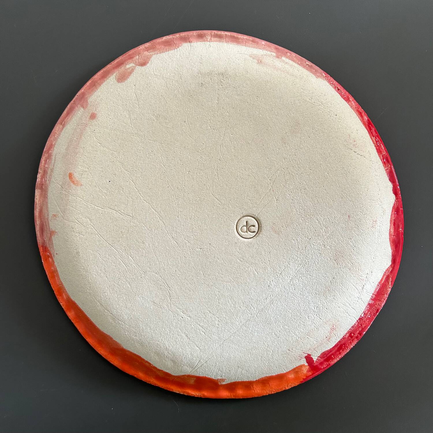 Handcrafted dish unique piece signed