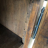 Small oak telephone cabinet