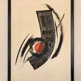 Lithograph by joseph (jef) banc, 1930-2021.