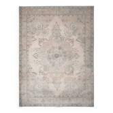 Tapis d'aire en laine persan fait main vintage des années 1970 290x384