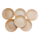 Assiettes à dessert grès moucheté