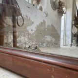 Late 19th XL wooden mirror