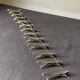 Vintage silver metal horse knife holder