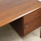 Vintage desk by Wilhelm Renz in double-sided teak, 1960s
