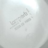 Square white ashtray Ico Parisi, chrome and melamine by Lamperti, Italy, 1970s.