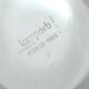 Square white ashtray Ico Parisi, chrome and melamine by Lamperti, Italy, 1970s.
