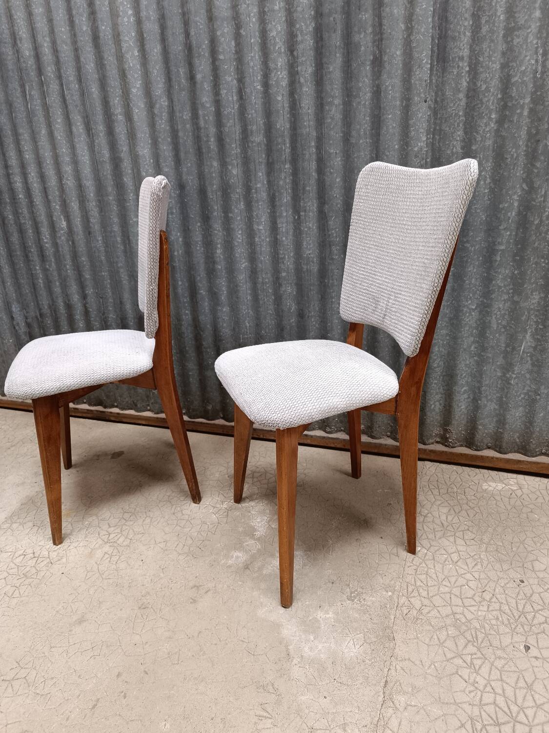 Set of 2 vintage Scandinavian chairs