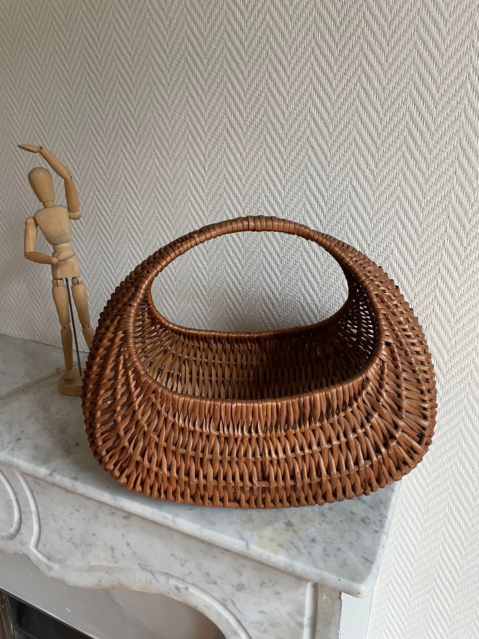 Panier osier gondole