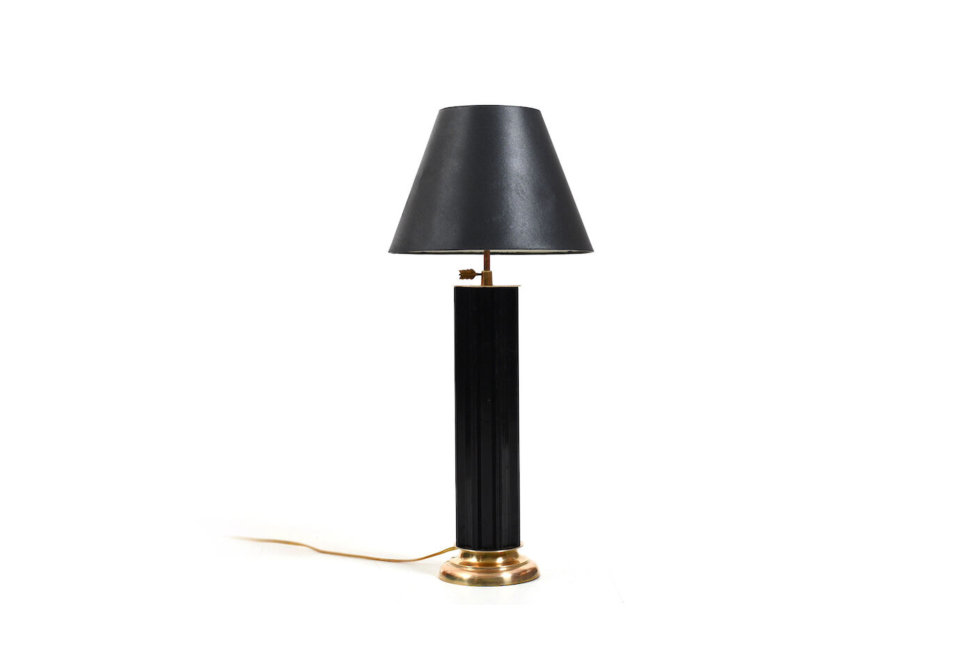 Fine Danish Bakelite and Brass Table Lamp 1930s