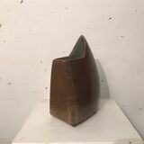 Vase en grès pyrité, la borne 1970