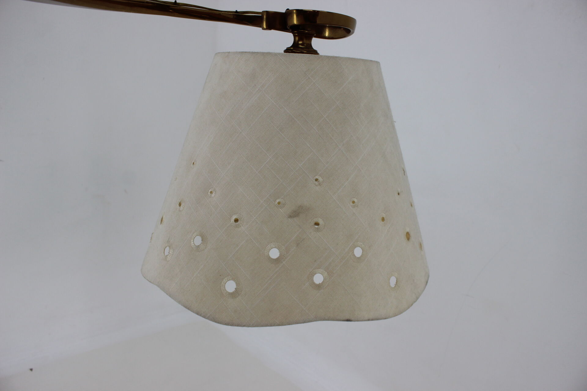 1970s italian brass pendant light