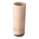 Vintage Pink Marble Cylinder Vase