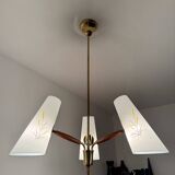 Brass Chandelier by Rupert Nikoll