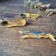 Set of 12 animal knife rests. Sandoz design. Art Deco.