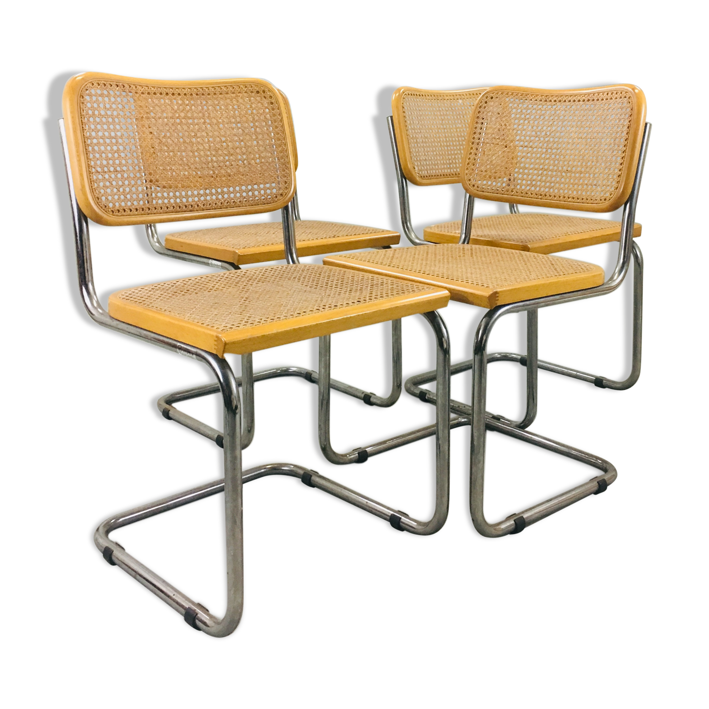 4 chairs B32 of Marcel Breuer