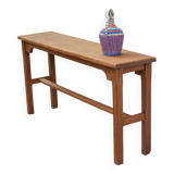 Vintage wooden console, wooden furniture, console table, interior decoration